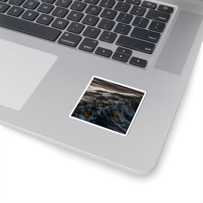 Ocean Wave Sticker | Autumn Dark Japandi Moody Minimal Art