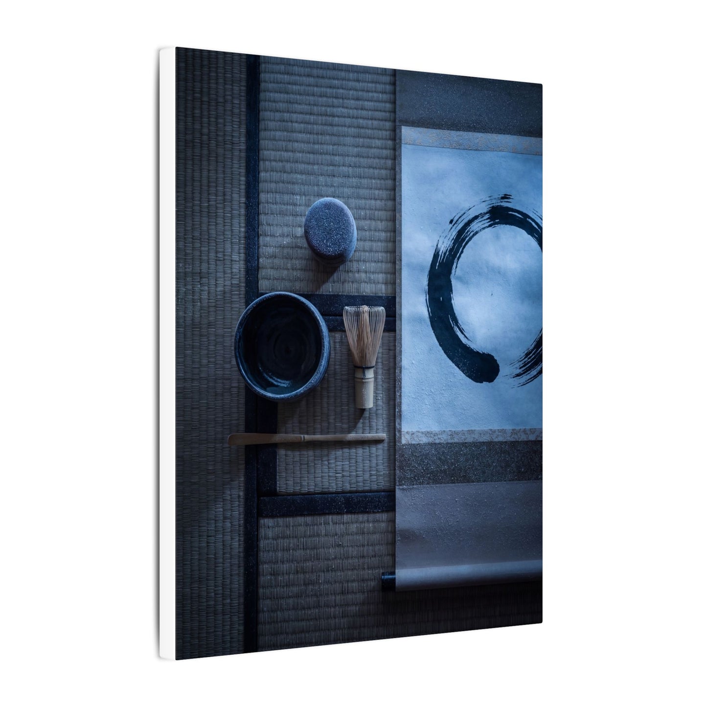 Tea Ceremony Enso Canvas Art | Calm Zen Art