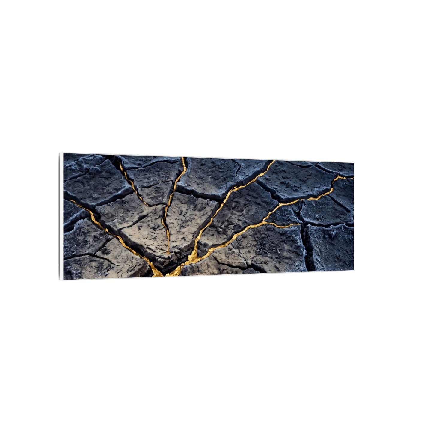 Cracked Earth Broken Beauty Canvas Art | Artful Kintsugi Art