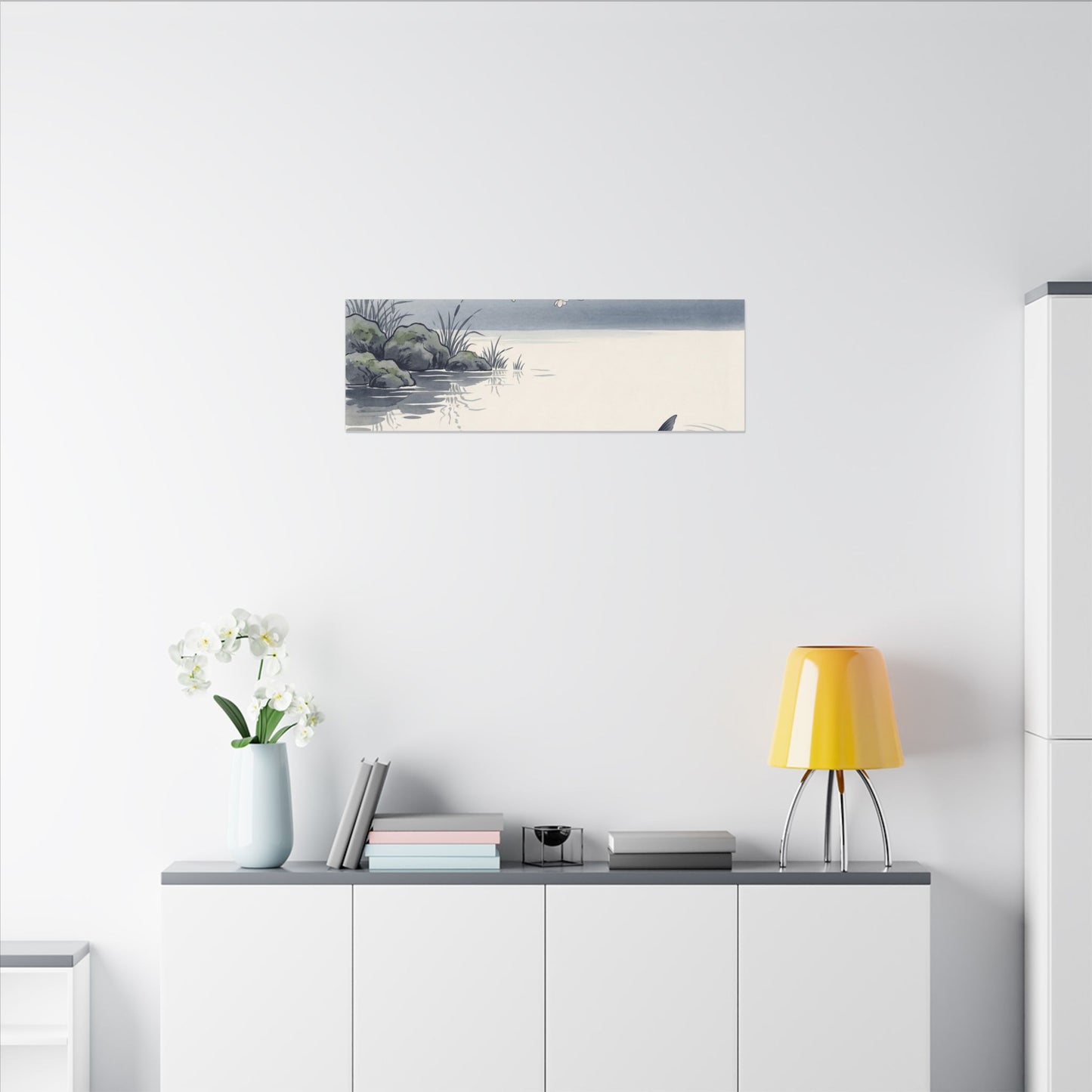 Ma Koi Pond Canvas Art - Zen Ukiyo E Inspired