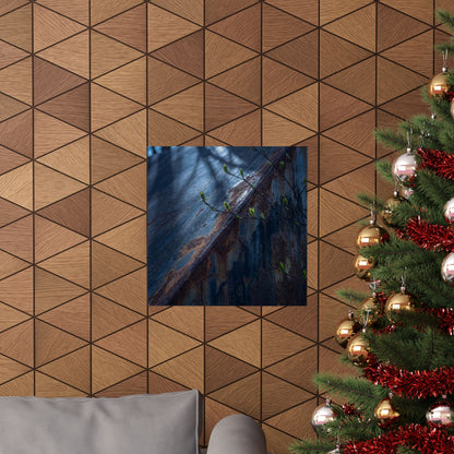 Moonlight Rust Patina Wall Art Print - Dark Japandi Fukinsei