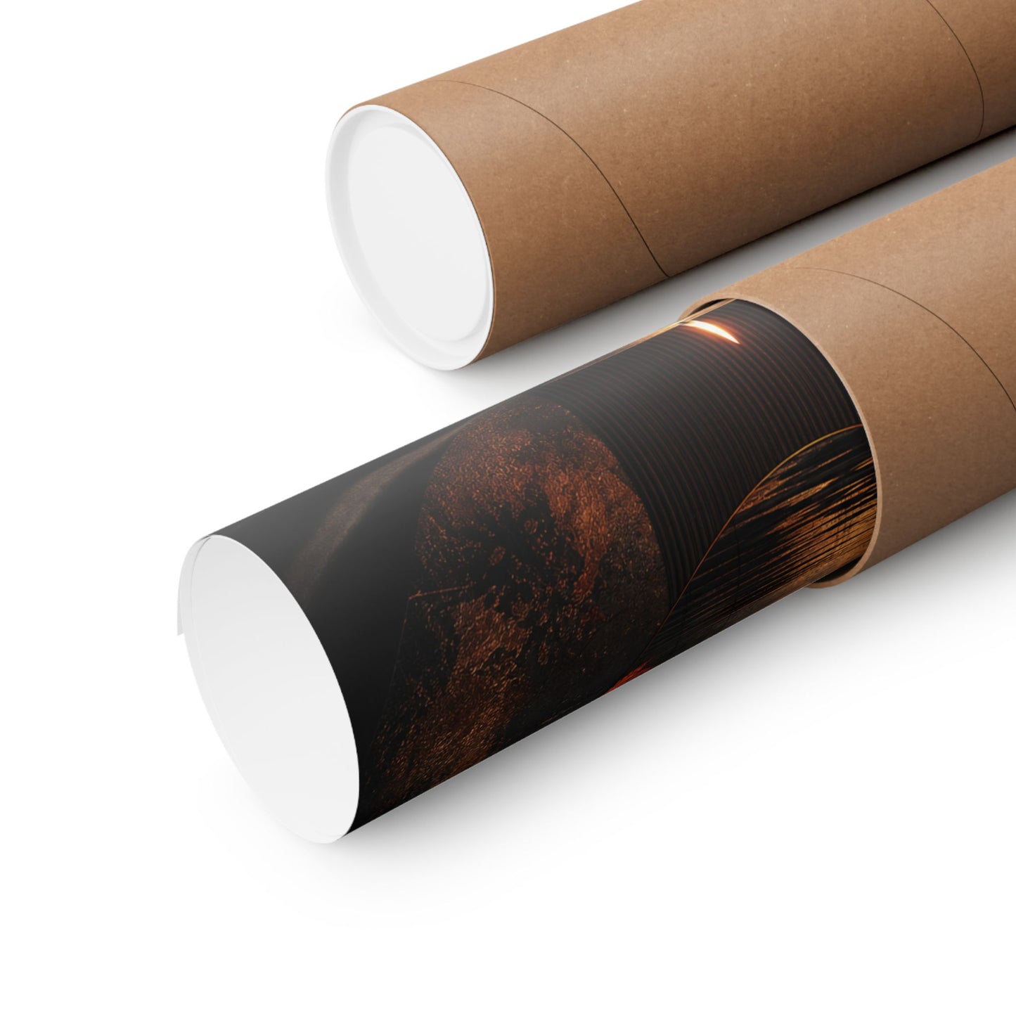 Kanso Silk Drape Wall Art Print - Dark Japandi Dark Texture