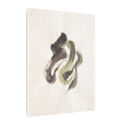 Ink Brushstroke Canvas Art | Spring Japandi Japanese Pattern Art