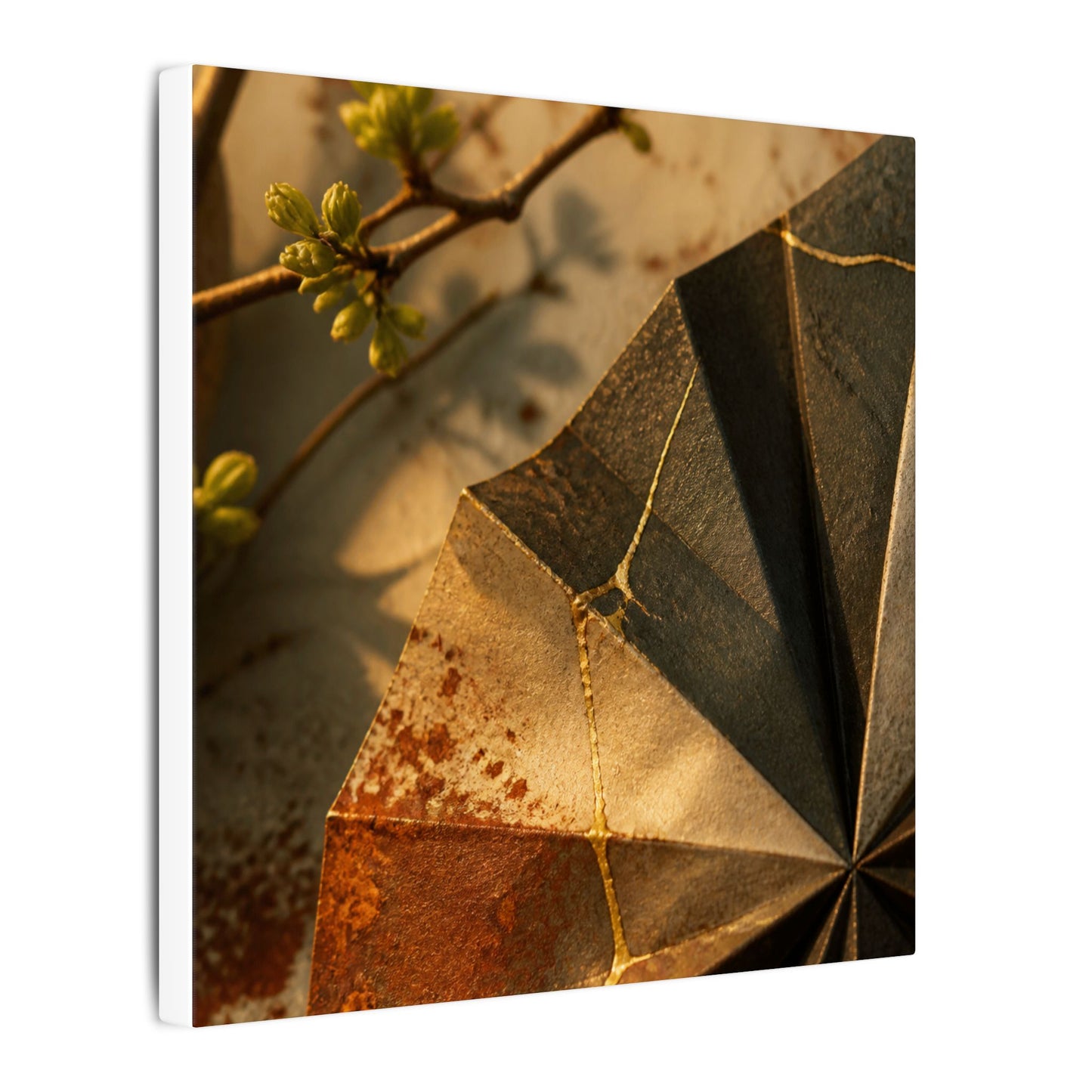 Ma Paper Fold Canvas Art - Kintsugi Broken Beauty