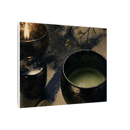 Ma Tea Ceremony Canvas Art - Zen Sumi E