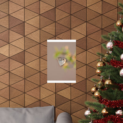 Ma Ceramic Bowl Wall Art Print - Japandi Japanese Pattern