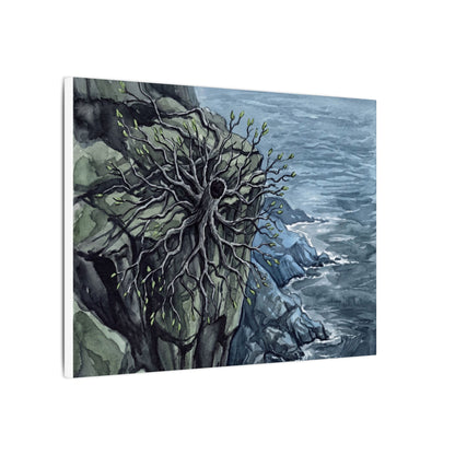 Pine Tree Spring Canvas Art | Japandi Neutral Design