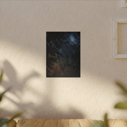 Kanso Shadow Play Canvas Art - Dark Japandi Shadow Zen