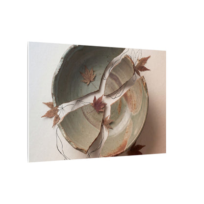 Dawn Ceramic Bowl Canvas Art - Japandi Fukinsei