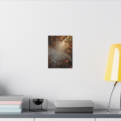 Artful Water Ripple Canvas Art - Gold Vein Kintsugi