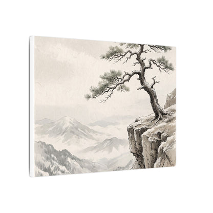 Seijaku Pine Tree Canvas Art - Japandi Japanese Pattern