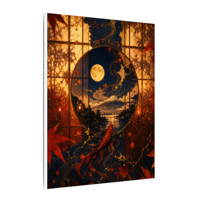 Beautiful Shoji Screen Canvas Art - Gold Vein Kintsugi