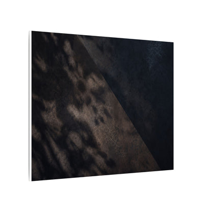 Shadow Play Winter Canvas Art | Dark Japandi Moody Design