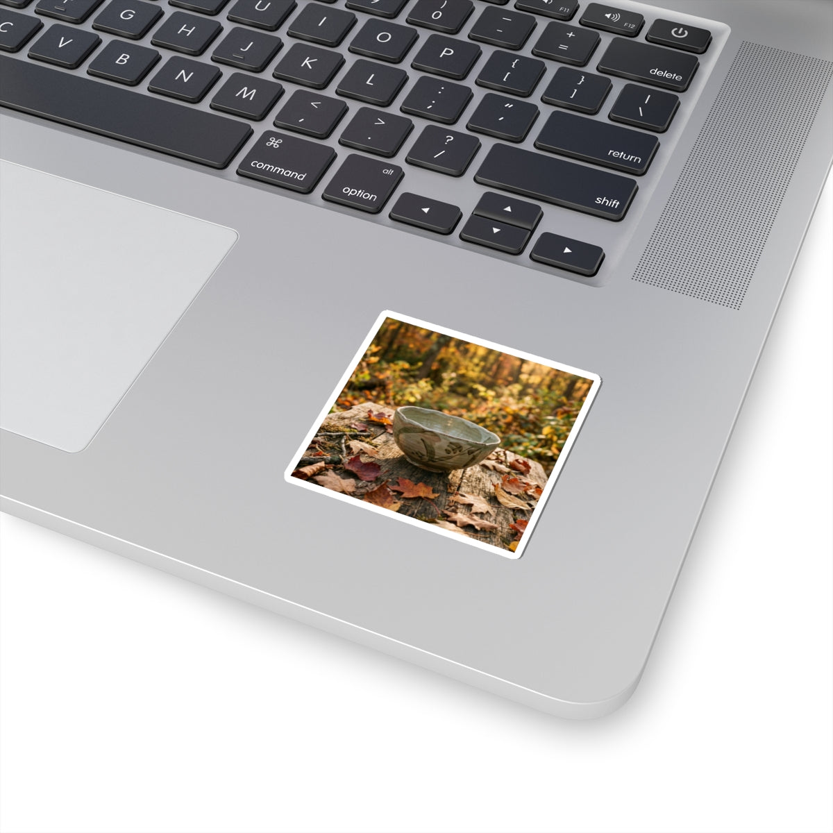 Golden Hour Ceramic Bowl Sticker - Japandi Fukinsei