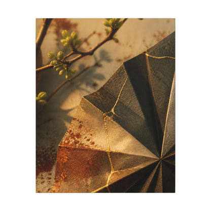 Ma Paper Fold Canvas Art - Kintsugi Broken Beauty