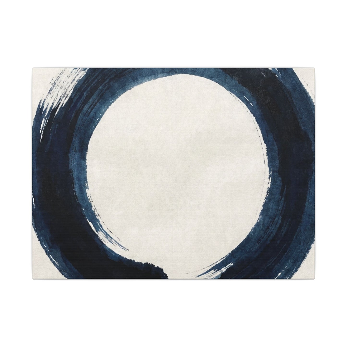 Balanced Meditation Zen Enso Canvas Art | Balanced Meditation Enso Art Print