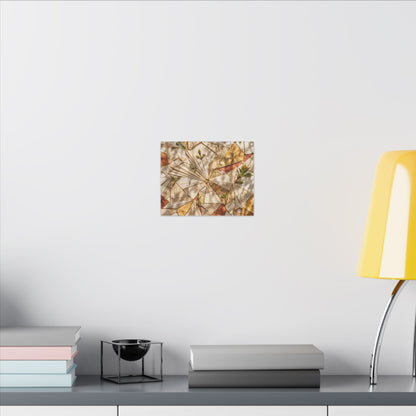 Resilient Paper Fold Canvas Art - Gold Repair Kintsugi