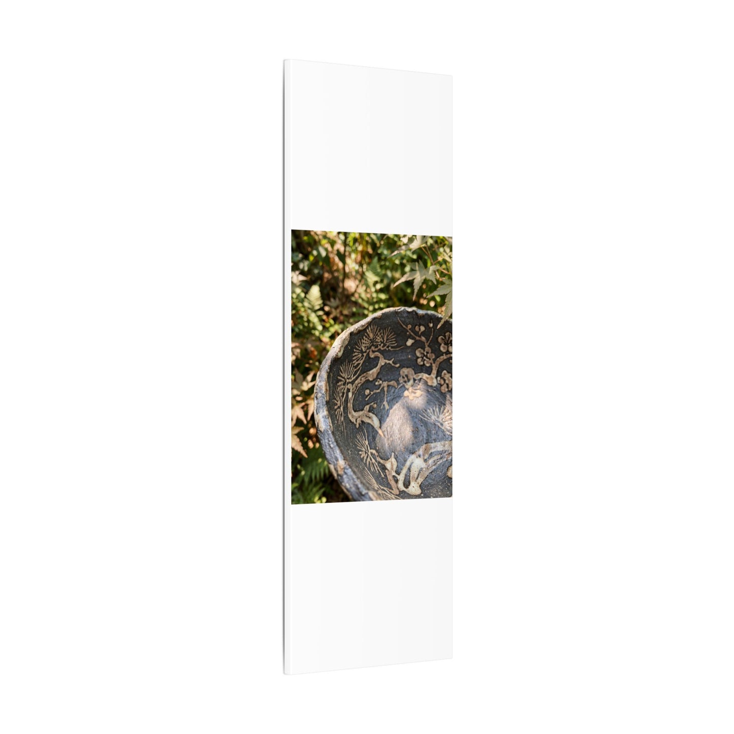 Ceramic Bowl Canvas Art | Summer Japandi Japanese Pattern Art