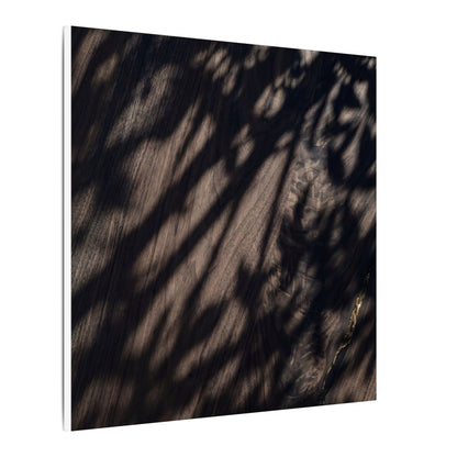 Shadow Play Summer Canvas Art | Dark Japandi Moody Design