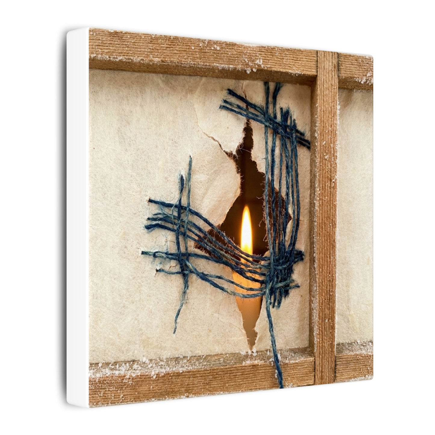 Winter Shoji Screen Broken Beauty Canvas Art | Resilient Decor