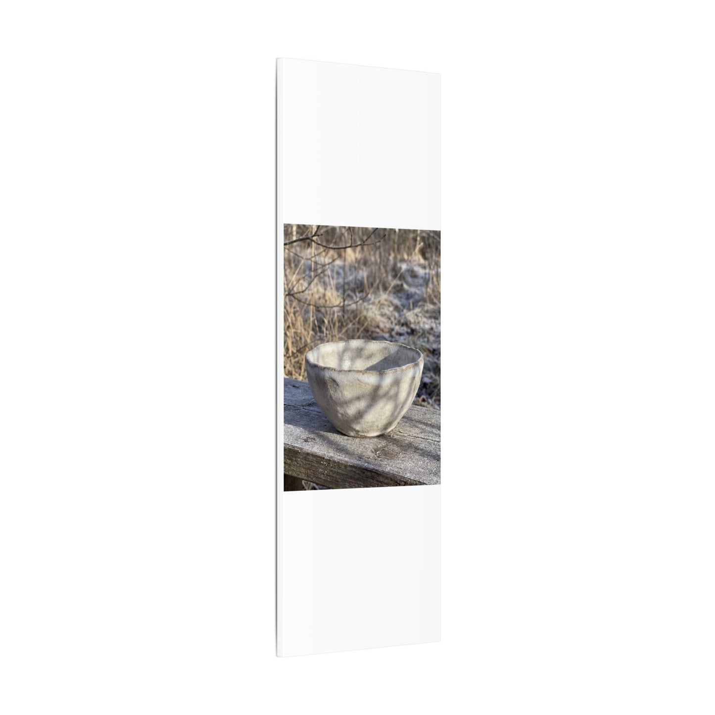 Dappled Ceramic Bowl Canvas Art - Japandi Fukinsei