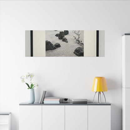 Karesansui Dry Zen Karesansui Canvas Art