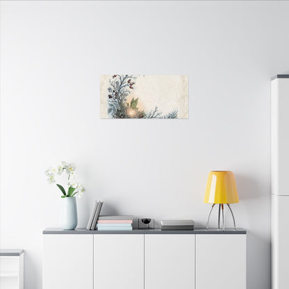 Winter Shoji Screen Forest Whimsy Canvas Art | Enchanting Decor