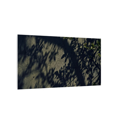 Atmospheric Shadow Play Canvas Art - Moody Minimal Dark Japandi