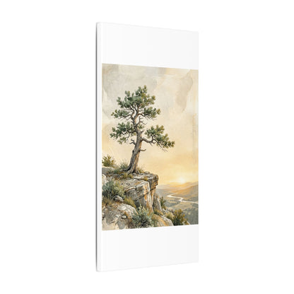 Pine Tree Canvas Art | Summer Japandi Texture Art