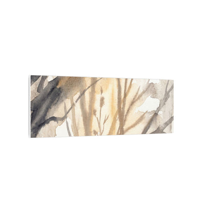 Ma Shadow Play Canvas Art - Japandi Watercolor