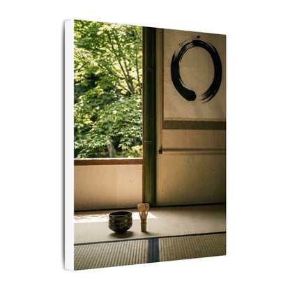 Tea Ceremony Enso Canvas Art | Serene Zen Art