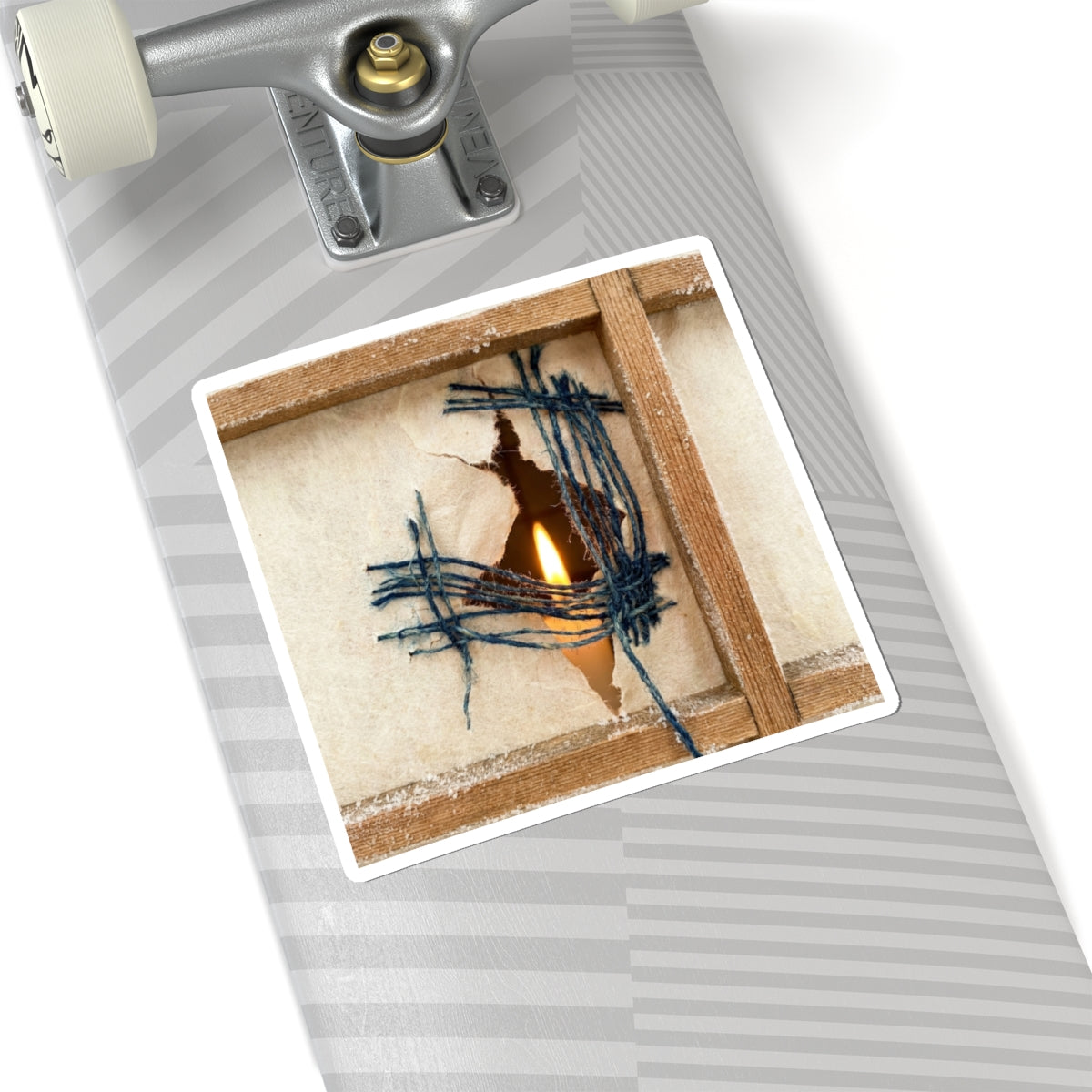 Candlelight Shoji Screen Sticker - Kintsugi Kanso