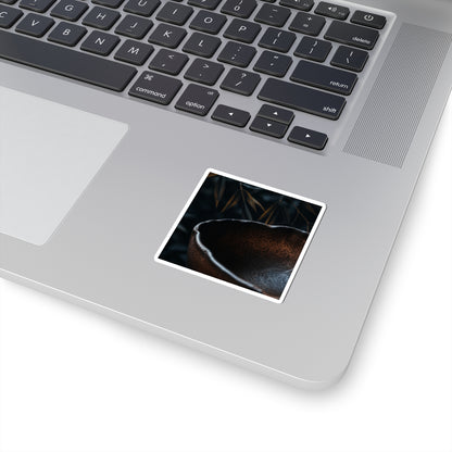 Ceramic Bowl Shadow Zen Sticker | Moody Dark Japandi Art