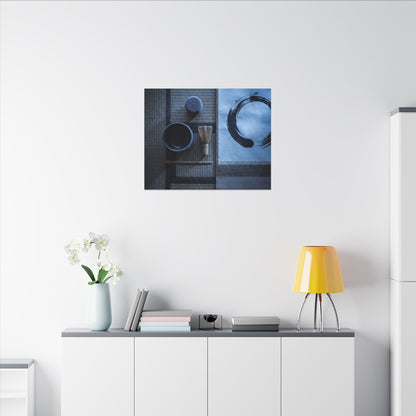 Tea Ceremony Enso Canvas Art | Calm Zen Art