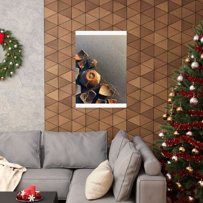 Winter Broken Pottery Gold Repair Wall Art Print | Artful Decor