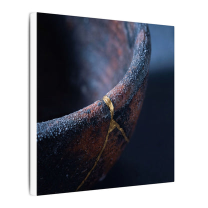Artful Ceramic Bowl Canvas Art - Broken Beauty Kintsugi