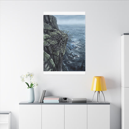 Pine Tree Spring Canvas Art | Japandi Neutral Design