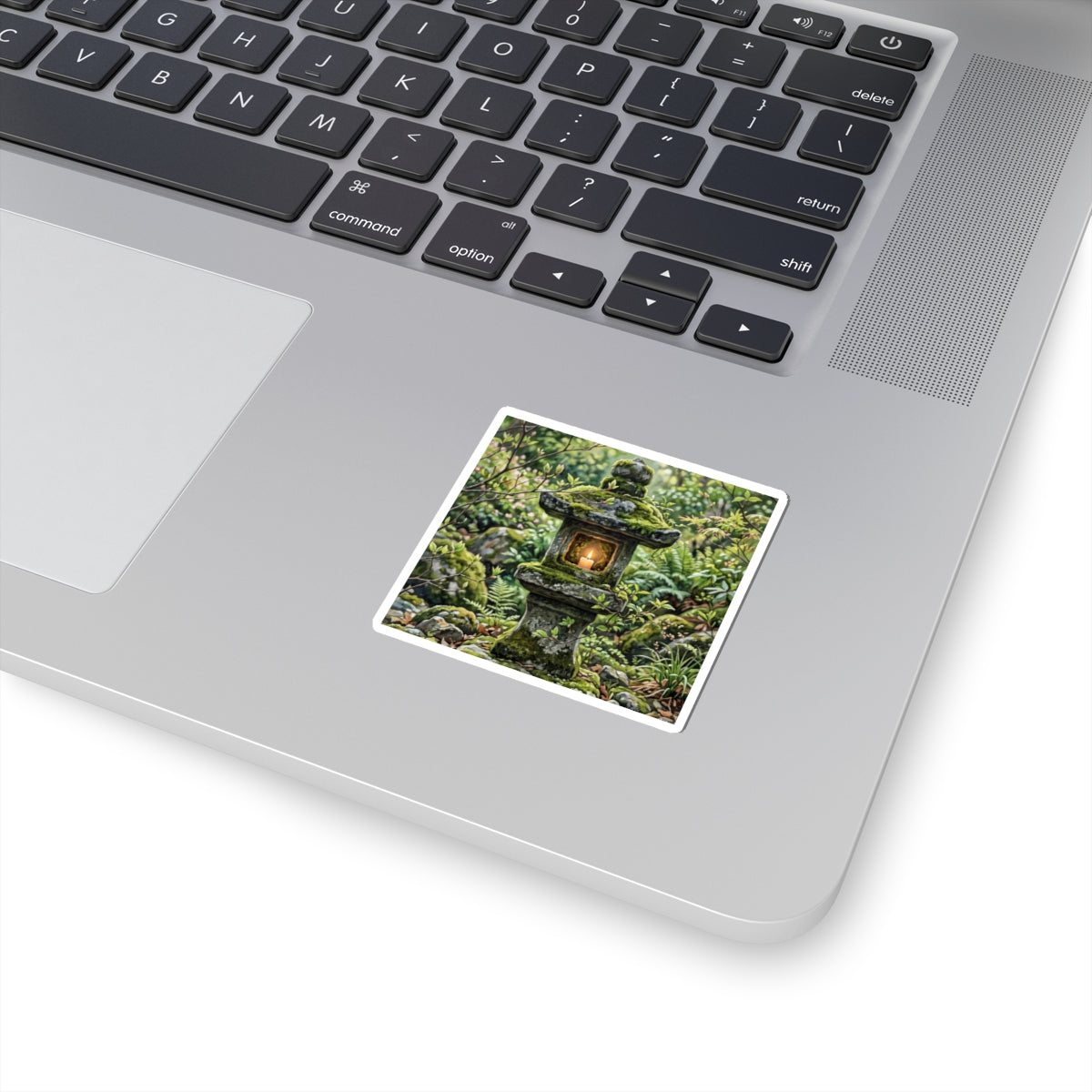Spring Stone Lantern Japanese Pattern Sticker | Elegant Decor