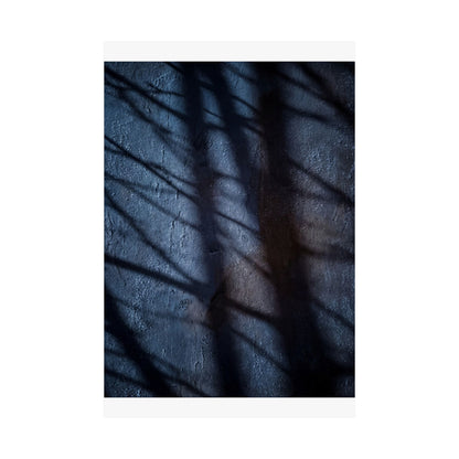 Mono No Aware Shadow Play Wall Art Print - Dark Japandi Moody Minimal