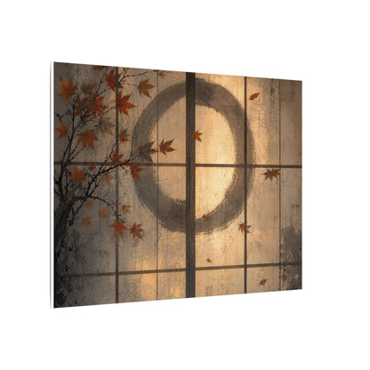 Shoji Screen Texture Canvas Art | Earthy Japandi Art