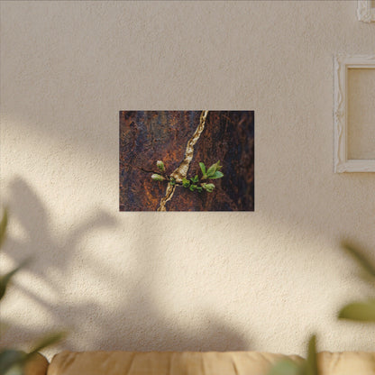 Overcast Rust Patina Canvas Art - Kintsugi Datsuzoku