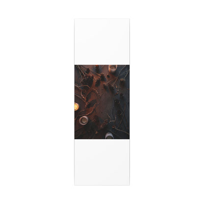 Dried Flowers Canvas Art | Winter Dark Japandi Moody Minimal Art