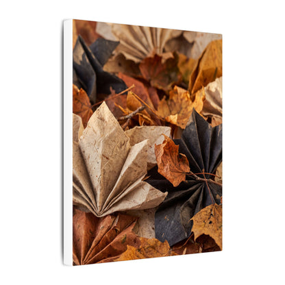 Paper Fold Texture Canvas Art | Elegant Japandi Art