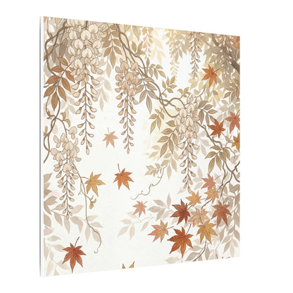 Shibui Wisteria Canvas Art - Japandi Japanese Pattern
