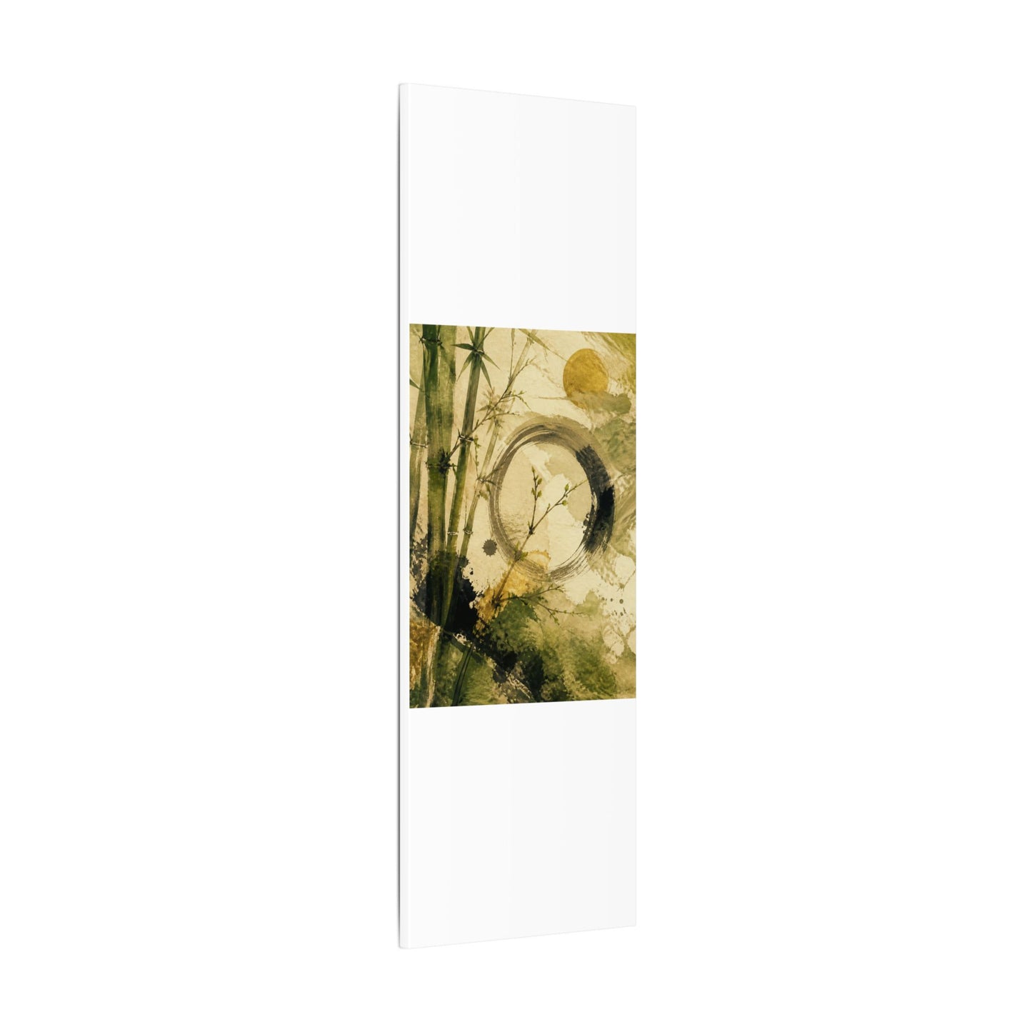 Ink Brushstroke Sumi E Canvas Art | Calm Zen Art