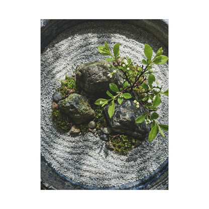 Zen Ceramic Bowl in Dappled | Karesansui Canvas Art