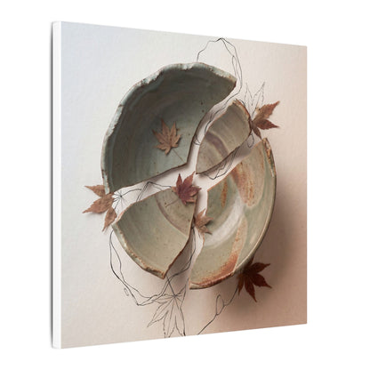 Dawn Ceramic Bowl Canvas Art - Japandi Fukinsei
