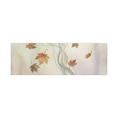 Incense Smoke Canvas Art | Autumn Japandi Watercolor Art