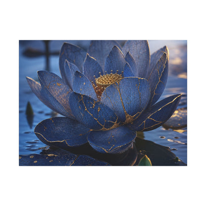 Kintsugi Lotus Flower in Dawn | Broken Beauty Canvas Art