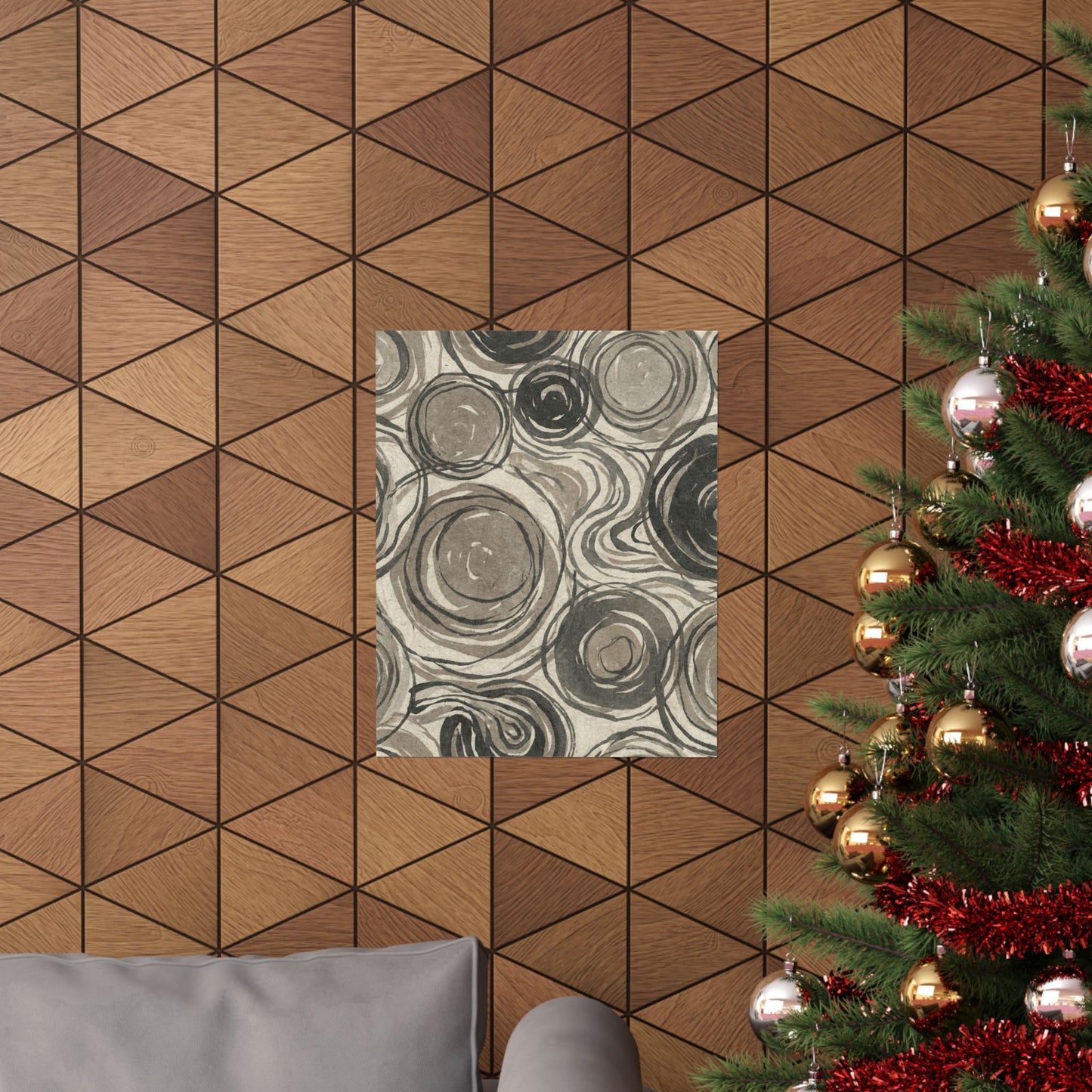 Wabi-sabi Pattern Japandi Japanese Pattern Wall Art Print